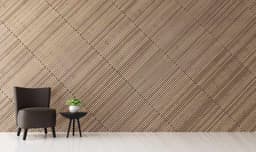 Installation of laminate flooring on a wall