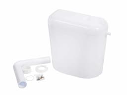 Installation of a plastic cistern