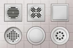 Unclogging a floor siphon in a bathroom