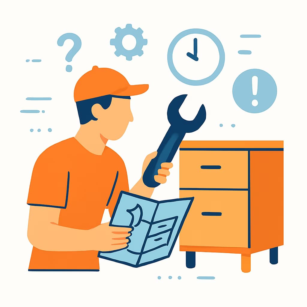 Сглобяване на мебели: кога да се обърнеш към техник