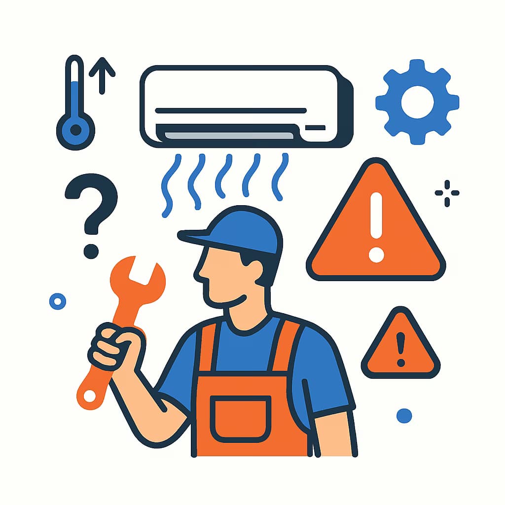 Ремонт на климатици – кога е време за професионална помощ
